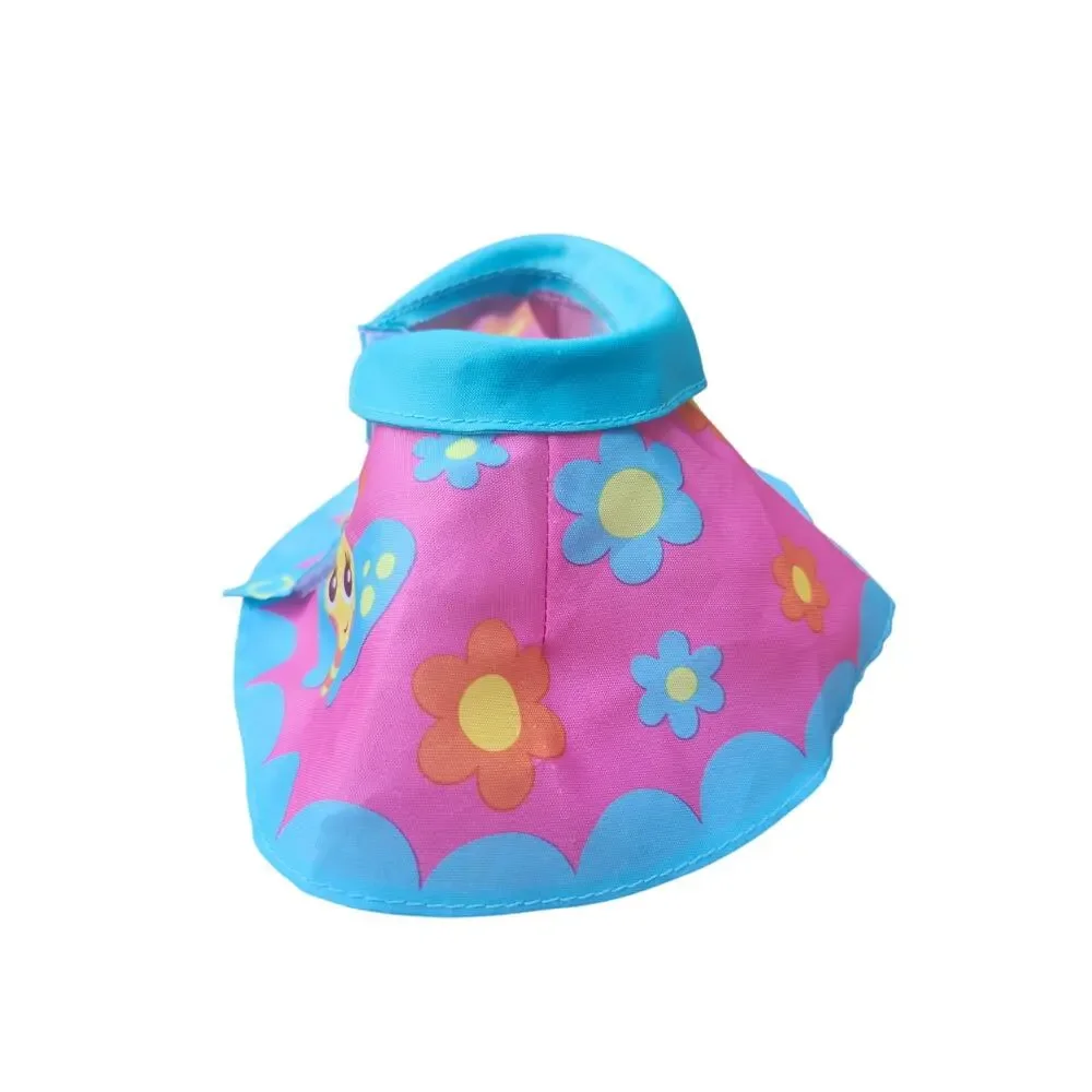 Baby Alive Puddle Time Doll Replacement Poncho Clothing Floral Boho Pink Blue
